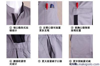 【供應(yīng)滌棉連體工作服 ZL1104-76】?jī)r(jià)格,廠(chǎng)家,圖片,服裝加工,北京制都服裝-